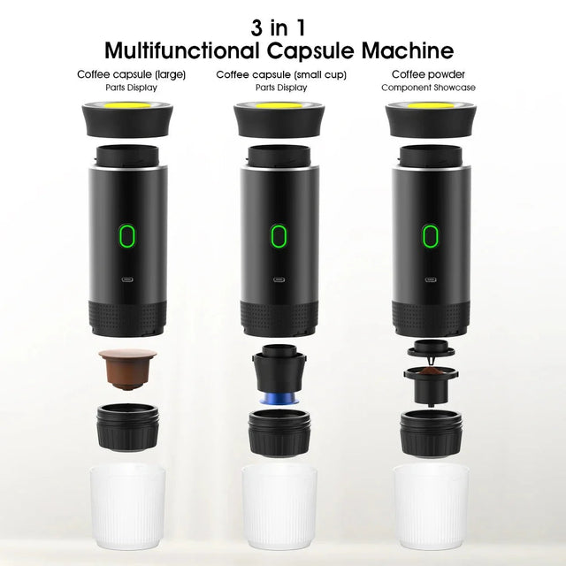 Portable Espresso Master - 3-in-1 Coffee Maker